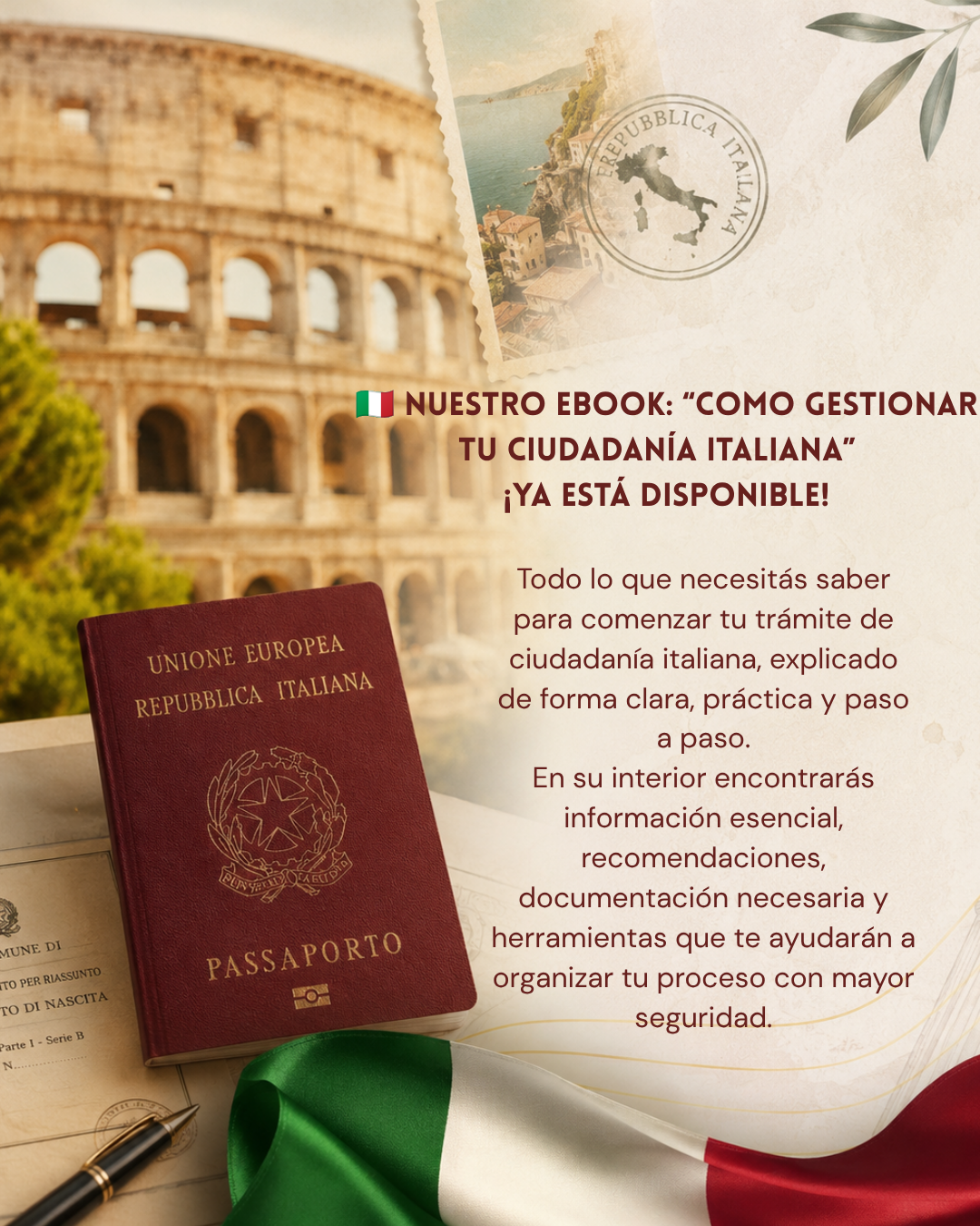 Como gestionar tu ciudadania Italiana